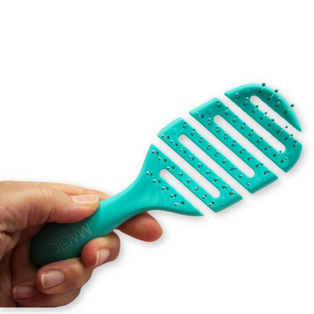 Magic Hair Brush - Mini Sea Green Sports