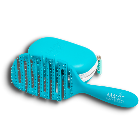 Magic Hair Brush - Sport Sky Blue