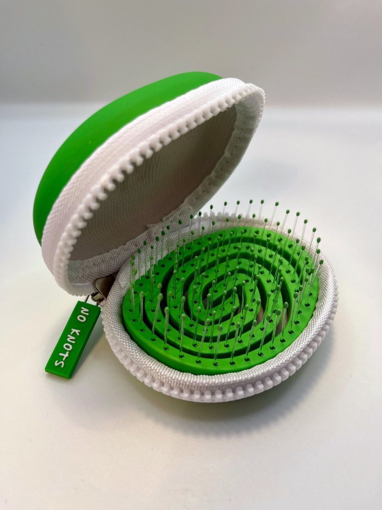 No Knots Detangler Forest Green