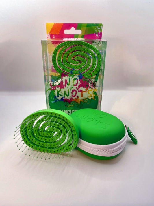 No Knots Detangler Forest Green