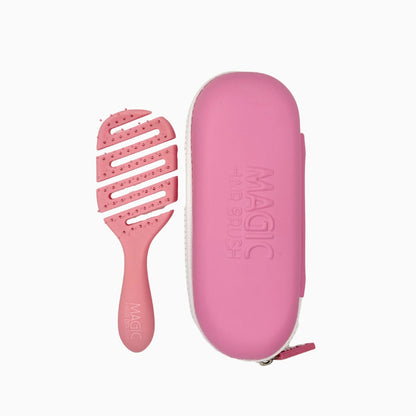 Magic Hair Brush – MiniTravel Brush Pink