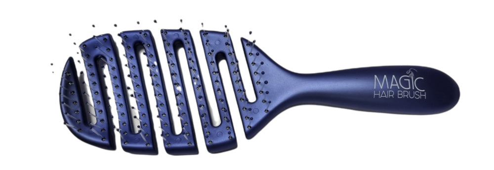 Magic Hair Brush - Sports Blue