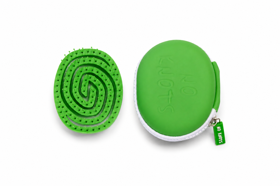 No Knots Detangler Forest Green