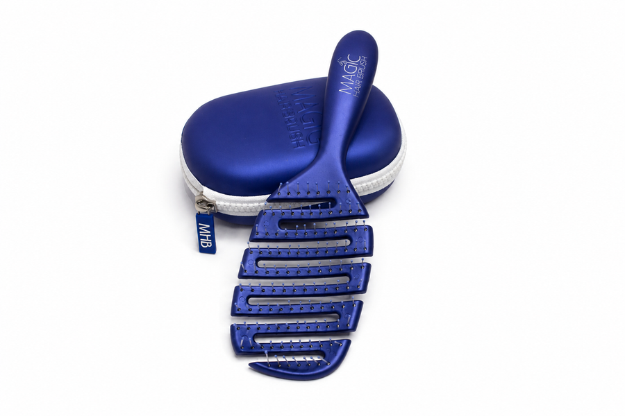 Magic Hair Brush - Sports Blue