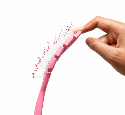 Magic Hair Brush – MiniTravel Brush Pink