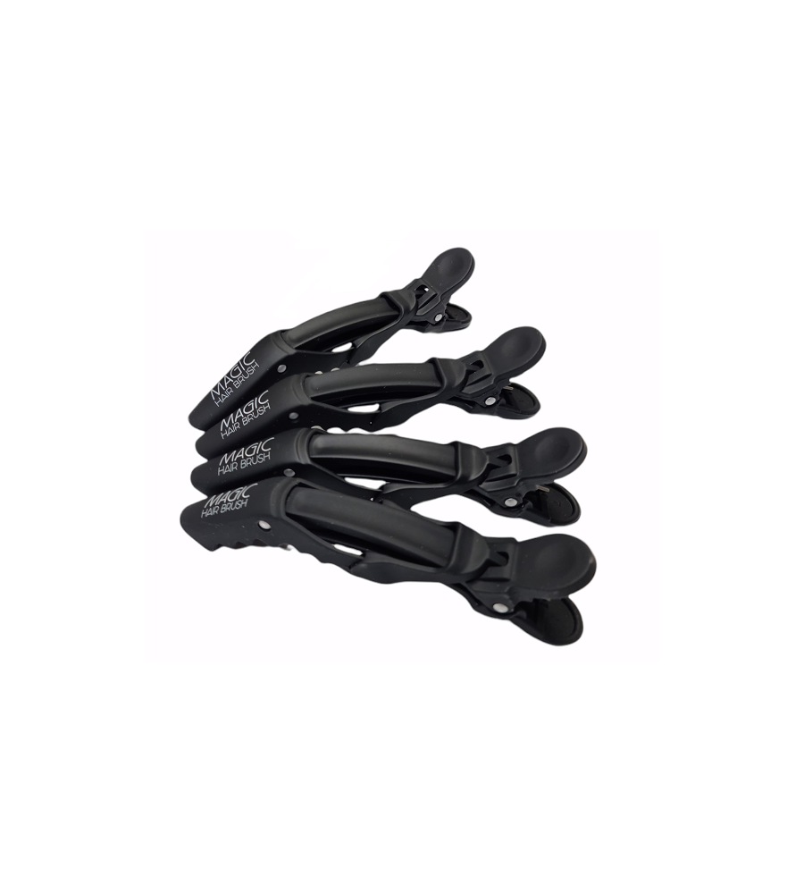 Magic Hair Brush - 4pk Section Clips
