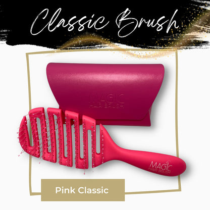 Magic Hair Brush - Pink Classic