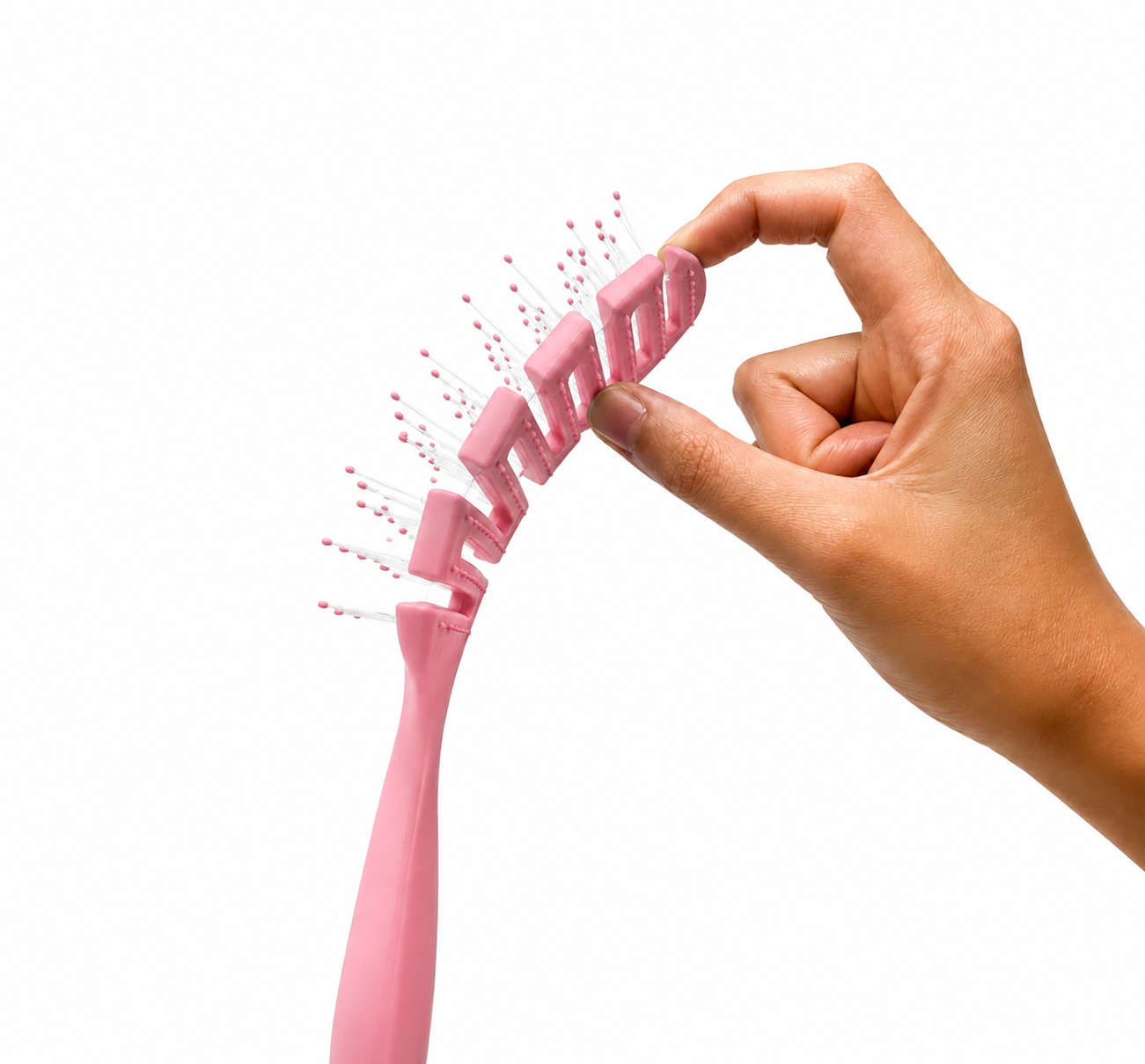 Magic Hair Brush – MiniTravel Brush Pink