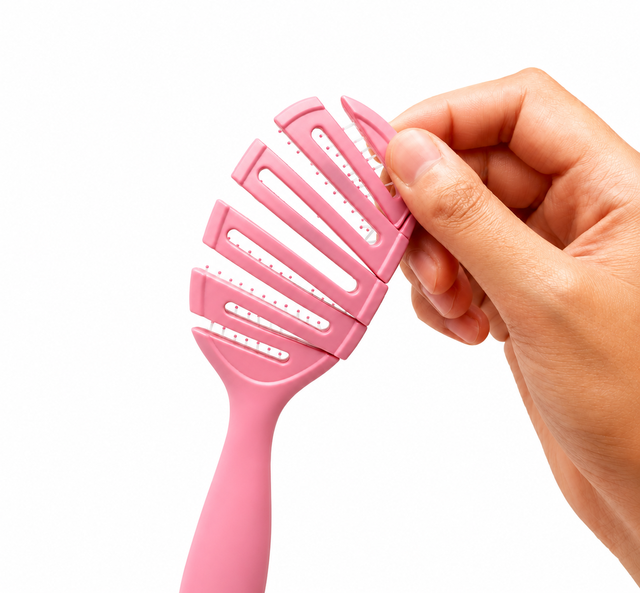 Magic Hair Brush – MiniTravel Brush Pink