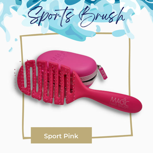 Magic Hair Brush - Pink Sports